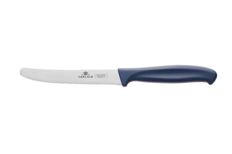 Smart Color Nóż kuchenny ząbkowany Gerlach 5" niebieski
