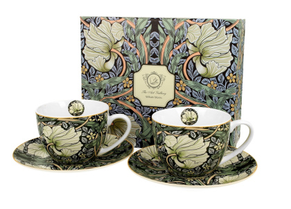 2 filiżanki ze spodkami 280ml William Morris - Pimpernel