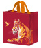 Ekologiczna torba ANIMALS Tygrys 24L czerwona