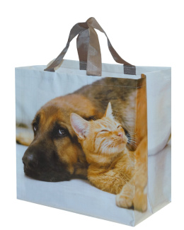 Ekologiczna torba Przyjaciele Pies i Kot 24L