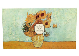 Filiżanki ze spodkami 280 ml komplet 6 szt. Vincent Van Gogh-Sunflowers