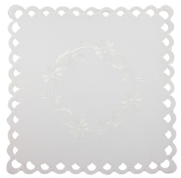 Serwetka biała FIONA 40x40 cm (kwadrat)
