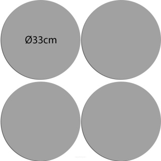 4 Podkładki okrągłe ENIGMA 33cm- Bertoni