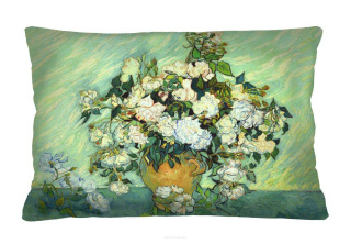 Poduszka elegance print RÓŻE (V. Van Gogh)- 40x60cm