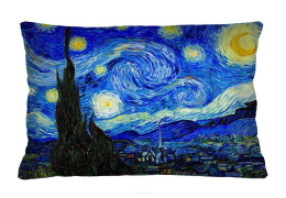 Poduszka elegance print Gwiaździsta Noc (V. Van Gogh)- 40x60cm