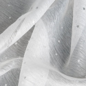 firana SIBEL biała+srebrna 300x160cm Eurofirany