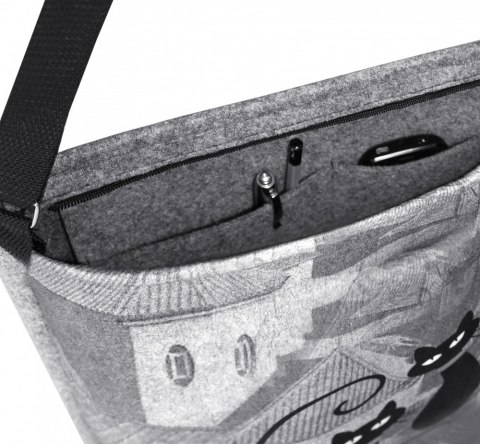 Torba z filcu - FUNKY BLACK&WHITE