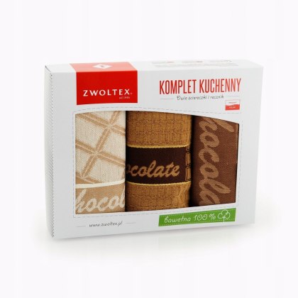 Komplet kuchenny Zwoltex CZEKOLADA