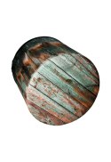 Okrągła pufa dekoracyjna z pokrowcem - HAWANA