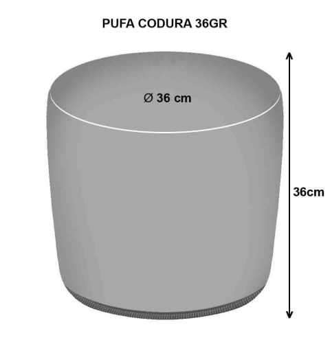 Pufa do ogrodu Codura 36 GR - Catnip