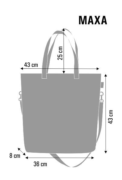 Torba shopper MAXA - Pocałunek