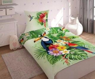 Komplet pościeli TUKAN TROPICAL 160x200 Bawełna