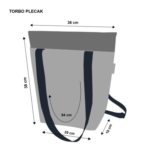 Torba/plecak 2w1 - Colombina Blue