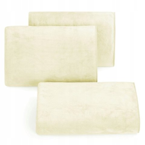 Szybkoschnący Ręcznik z mikrofibry AMY 70x140 Kremowy Eurofirany