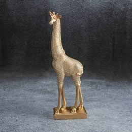 Dekoracyjna figurka żyrafa złota  