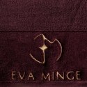 EVA MINGE Ręcznik bawełniany bordowy 50x90 Gaja EUROFIRANY