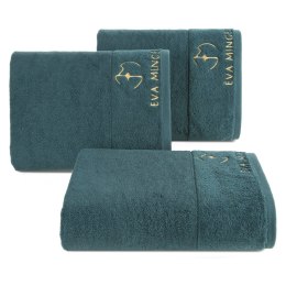 EVA MINGE Ręcznik bawełniany ciemnozielony 50x90 Gaja EUROFIRANY