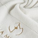 EVA MINGE Ręcznik bawełniany kremowy 50x90 Gaja EUROFIRANY