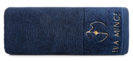 EVA MINGE Ręcznik bawełniany granatowy 70x140 Gaja EUROFIRANY