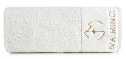EVA MINGE Ręcznik bawełniany kremowy 70x140 Gaja EUROFIRANY