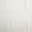 Puszysty ręcznik Jessi z ozdobną bordiurą 70x140 kremowy EUROFIRANY