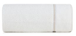 Ręcznik bawełniany SALADO o ryżowej strukturze kremowy 70x140 EUROFIRANY