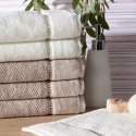 Gruby ręcznik bawełniany SALADO beżowy 50x90 EUROFIRANY