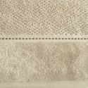 Ręcznik bawełniany SALADO o ryżowej strukturze beżowy 70x140 EUROFIRANY