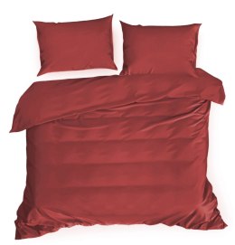 Pościel NOVA3 czerwona satynowa z bawełny 160x200 Eurofirany