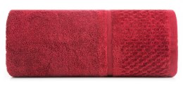 Ręcznik IBIZA z bordiurą 30x50 czerwony EUROFIRANY