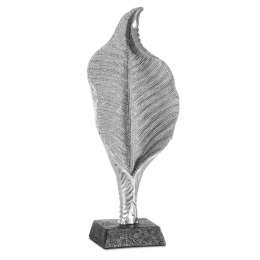 Skrzydłokwiat figurka dekoracyjna srebrna ze wzorem