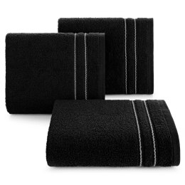 Ręcznik bawełniany EMINA czarny 70x140 Eurofirany