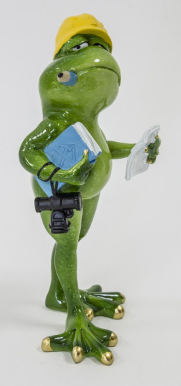 Figurka żaba inżynier 19x9x6
