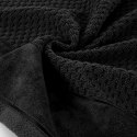 Puszysty ręcznik bawełniany Frida 70x140 Czarny Eurofirany
