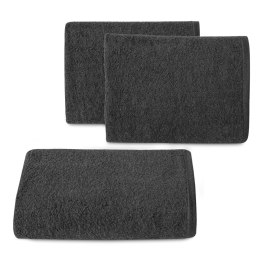 Ręcznik GŁADKI1 czarny 70x140 - Eurofirany