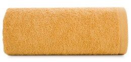 Ręcznik bawełniany GŁADKI2 musztardowy 70x140 - Eurofirany