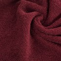 Ręcznik bawełniany GŁADKI2 bordowy 50x90 - Eurofirany