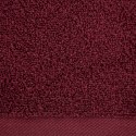 Ręcznik bawełniany GŁADKI2 bordowy 70x140 - Eurofirany