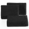 Ręcznik bawełniany GŁADKI2 czarny 100x150 - Eurofirany