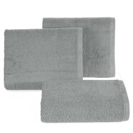 Ręcznik bawełniany GŁADKI2 szary 50x100 - Eurofirany