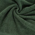 Ręcznik bawełniany GŁADKI2 butelkowy zielony 70x140 - Eurofirany