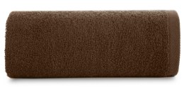 Ręcznik bawełniany GŁADKI2 brązowy 30x50 - Eurofirany