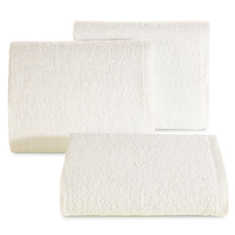 Ręcznik bawełniany GŁADKI2 kremowy 70x140 - Eurofirany