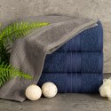 Ręcznik Kaya z ozdobną bordiurą 70x140 pudrowy EUROFIRANY