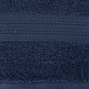 Ręcznik Kaya z ozdobną bordiurą 70x140 granatowy EUROFIRANY
