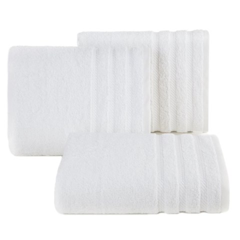 Ręcznik bawełniany miękki VITO biały 70x140 EUROFIRANY
