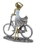 Figurka Kobieta na Rowerze 22x21x8