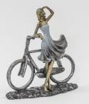 Figurka Kobieta na Rowerze 22x21x8