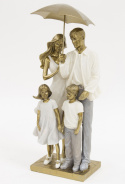 Figurka Rodzina pod parasolem 38x16x10,5
