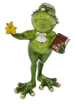 Figurka żaba prawnik 19x10x7
